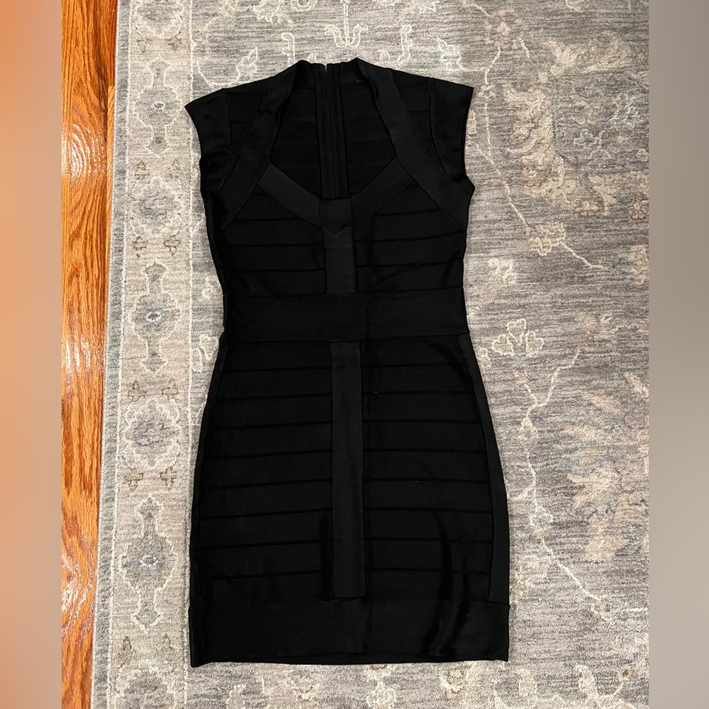 French Connection bandeau black dress. Fits size M or L. Black.